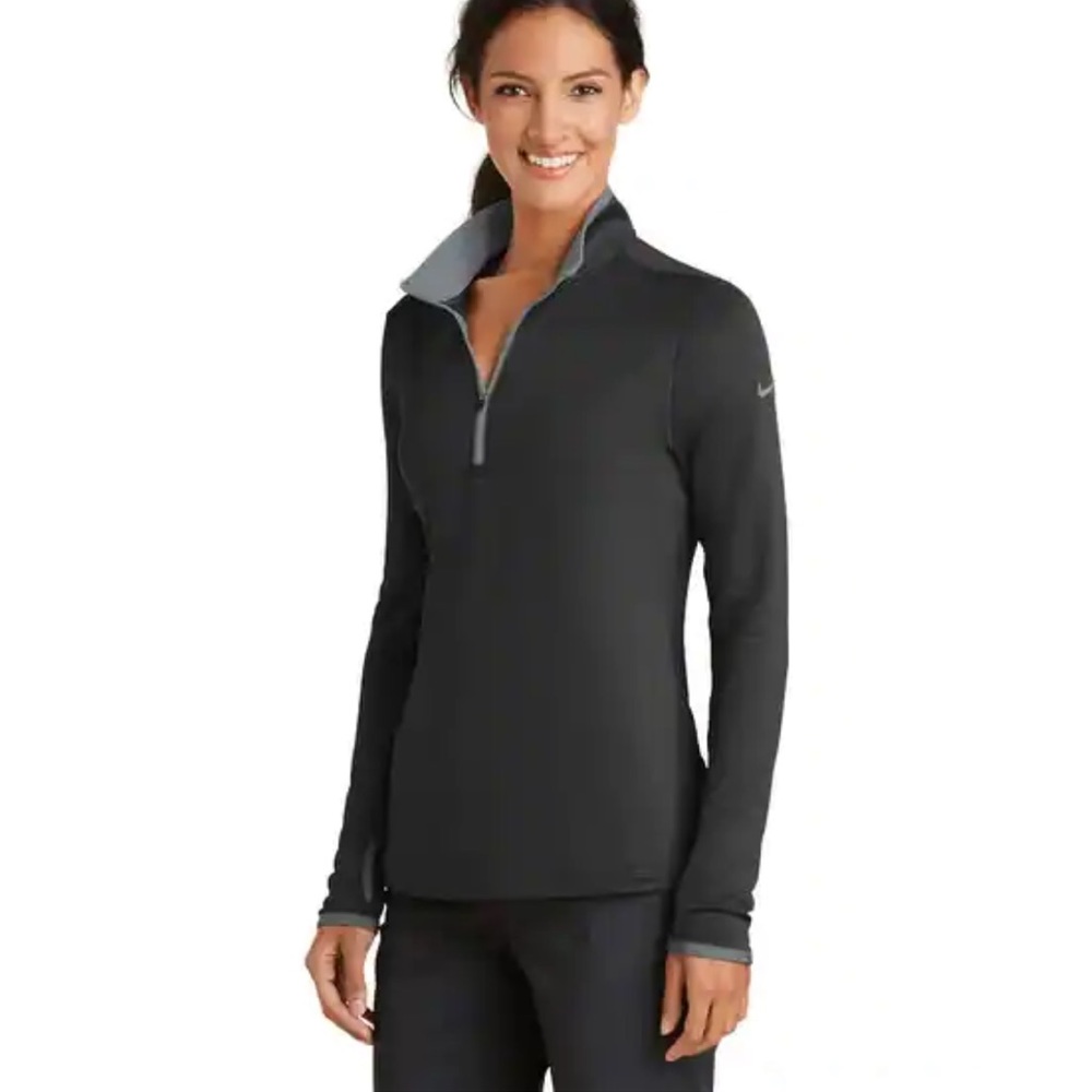 NWT!! Nike Ladies Dri-FIT Stretch 1/2 Zip Warm Up Jacket